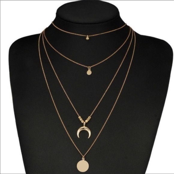 Boho multilayered necklace - Picture 5 of 9